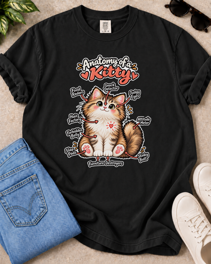 Kitty Blueprint T-Shirt